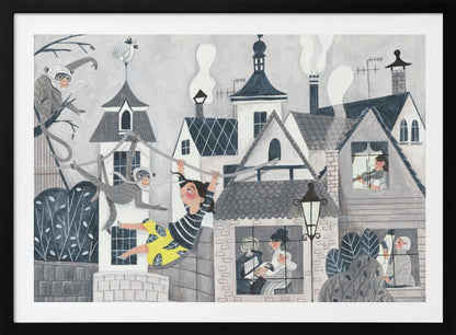 Exploring the big wide world - Poster / Art Print