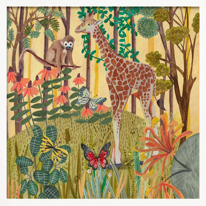 Giraffe in nature - Poster / Art Print