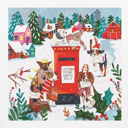 Christmas post - Poster / Art Print