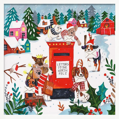 Christmas post - Poster / Art Print