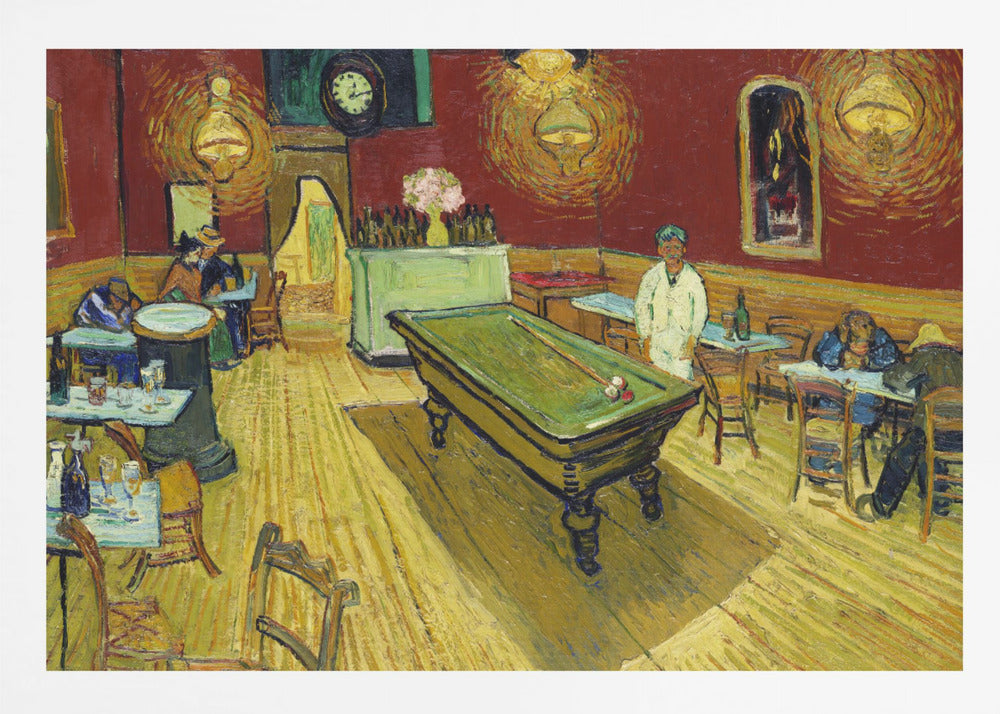 Le Café De Nuit (the Night Café) (1888) By Vincent Van Gogh - Poster / Art Print