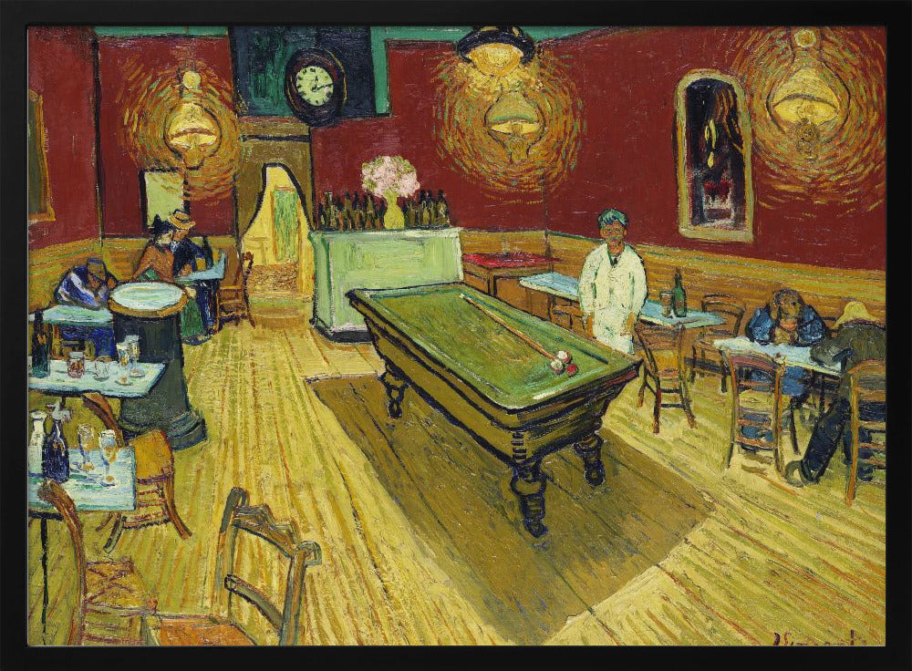Le Café De Nuit (the Night Café) (1888) By Vincent Van Gogh - Poster / Art Print