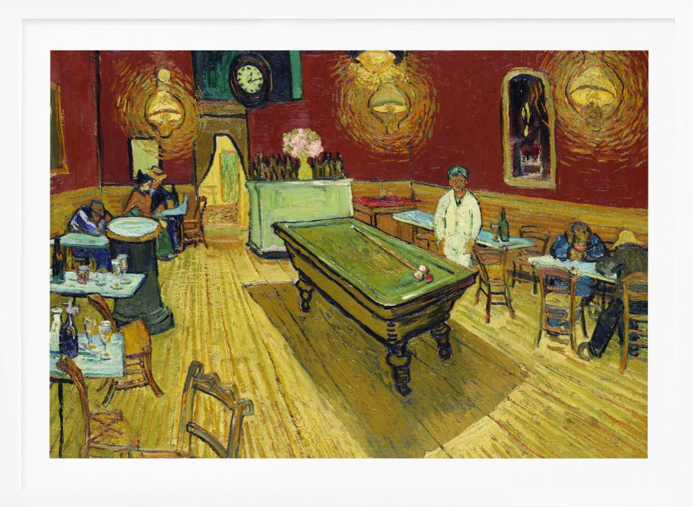Le Café De Nuit (the Night Café) (1888) By Vincent Van Gogh - Poster / Art Print