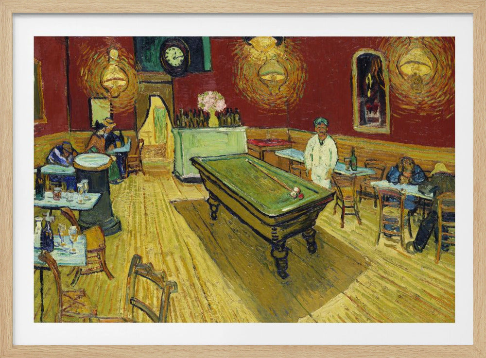 Le Café De Nuit (the Night Café) (1888) By Vincent Van Gogh - Poster / Art Print