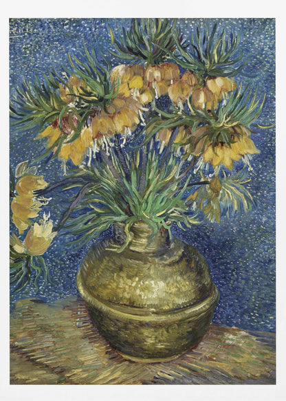 Vincent Van Gogh's Imperial Fritillaries In a Copper Vase (1887) - Poster / Art Print
