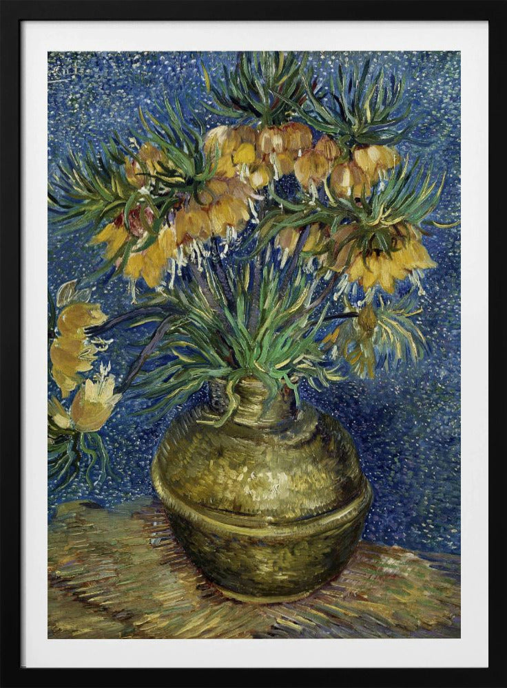 Vincent Van Gogh's Imperial Fritillaries In a Copper Vase (1887) - Poster / Art Print