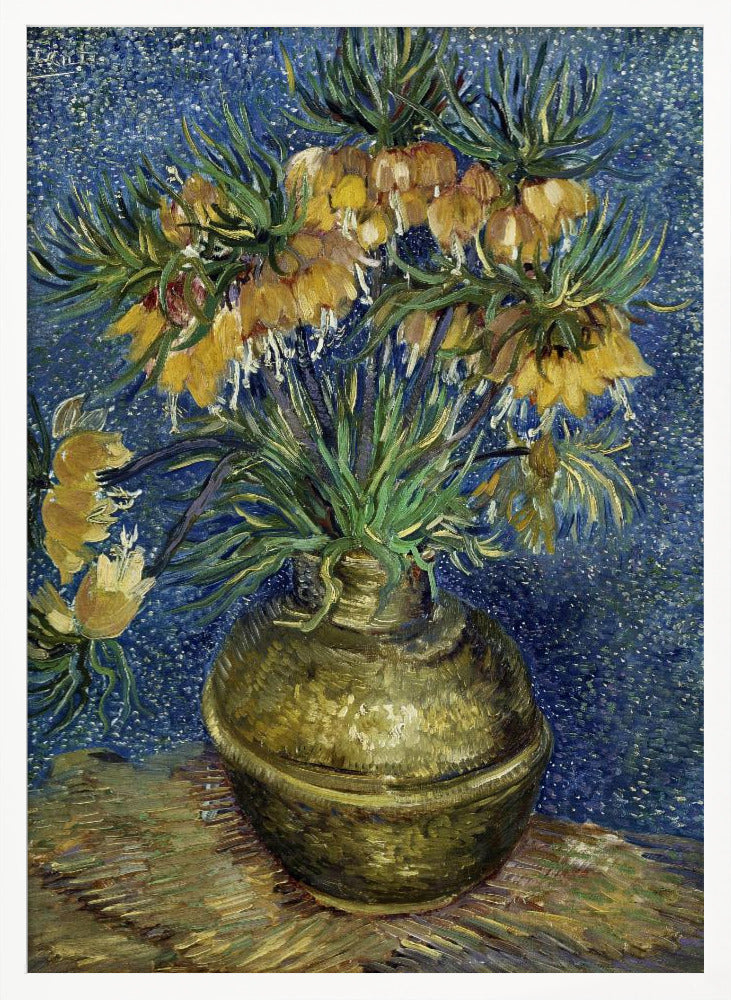Vincent Van Gogh's Imperial Fritillaries In a Copper Vase (1887) - Poster / Art Print