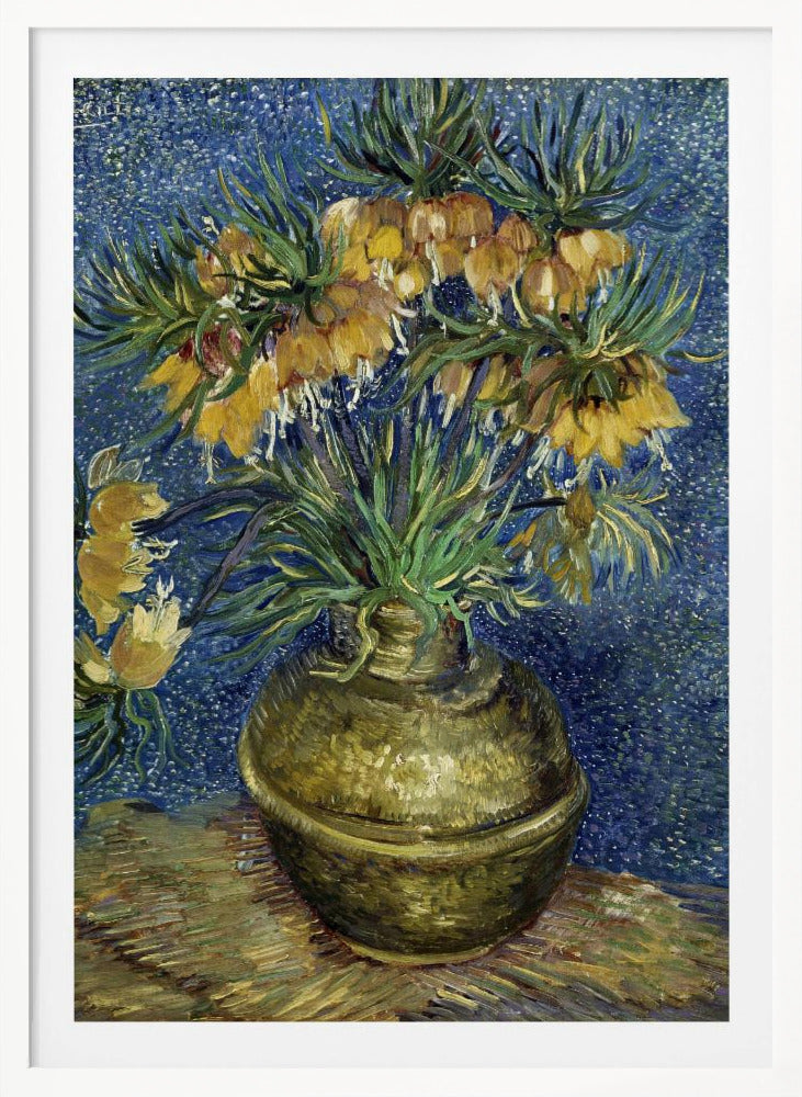 Vincent Van Gogh's Imperial Fritillaries In a Copper Vase (1887) - Poster / Art Print