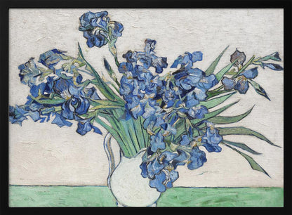 Vincent Van Gogh's Irises (1890). - Poster / Art Print