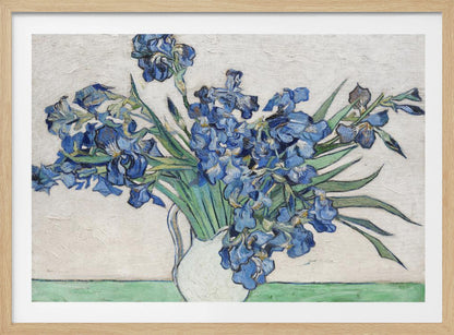 Vincent Van Gogh's Irises (1890). - Poster / Art Print