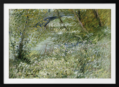 Vincent Van Gogh's River Bank In Springtime (1887) - Poster / Art Print