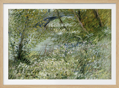 Vincent Van Gogh's River Bank In Springtime (1887) - Poster / Art Print