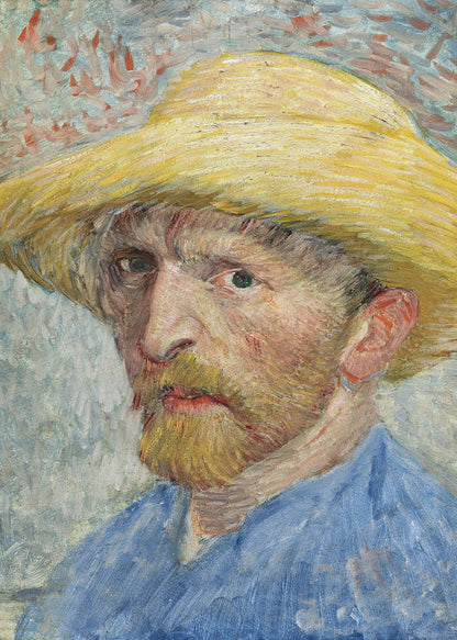 Vincent Van Gogh's Self Portrait (1887) - Poster / Art Print