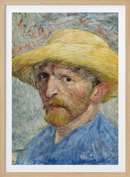 Vincent Van Gogh's Self Portrait (1887) - Poster / Art Print