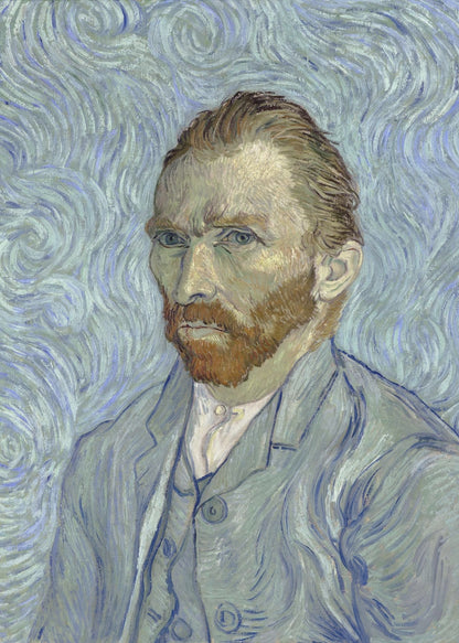 Vincent Van Gogh's Self Portrait (1889) - Poster / Art Print
