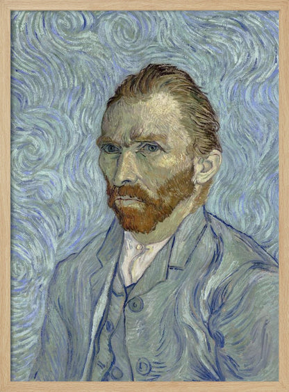 Vincent Van Gogh's Self Portrait (1889) - Poster / Art Print