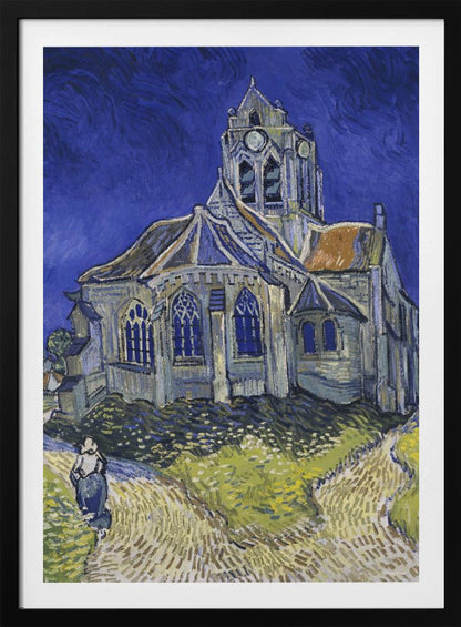 Vincent Van Gogh's the Church At Auvers (1890) - Poster / Art Print