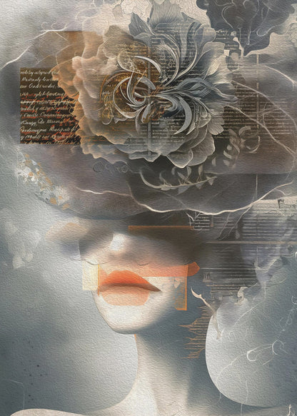 Lady In Hat No 1 - Poster / Art Print