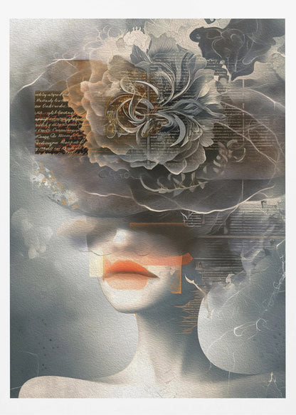 Lady In Hat No 1 - Poster / Art Print
