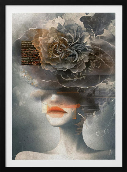 Lady In Hat No 1 - Poster / Art Print