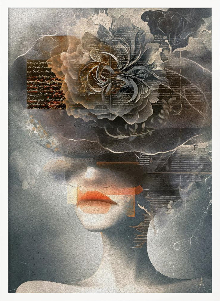 Lady In Hat No 1 - Poster / Art Print
