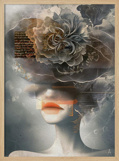 Lady In Hat No 1 - Poster / Art Print
