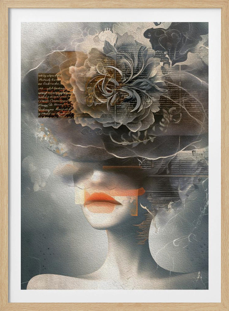 Lady In Hat No 1 - Poster / Art Print