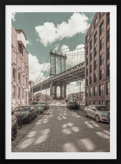 NEW YORK CITY Manhattan Bridge - Poster / Art Print