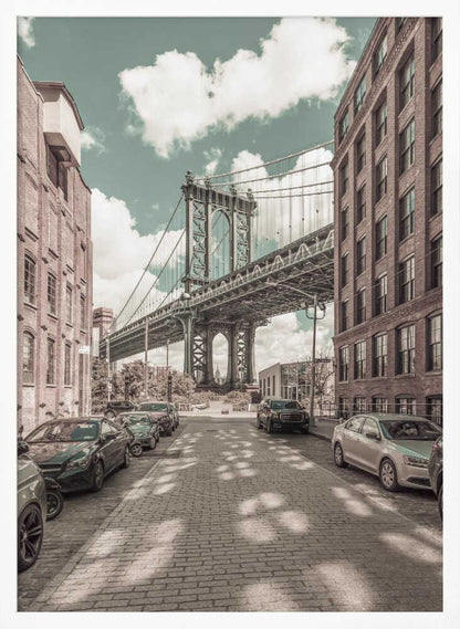 NEW YORK CITY Manhattan Bridge - Poster / Art Print