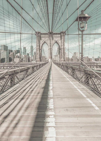 NEW YORK CITY Brooklyn Bridge - Poster / Art Print