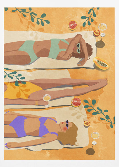 Summer Girls - Poster / Art Print