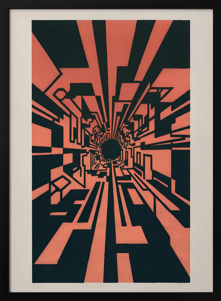 Square Warp Hole - Poster / Art Print