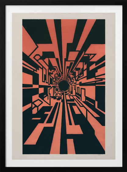 Square Warp Hole - Poster / Art Print
