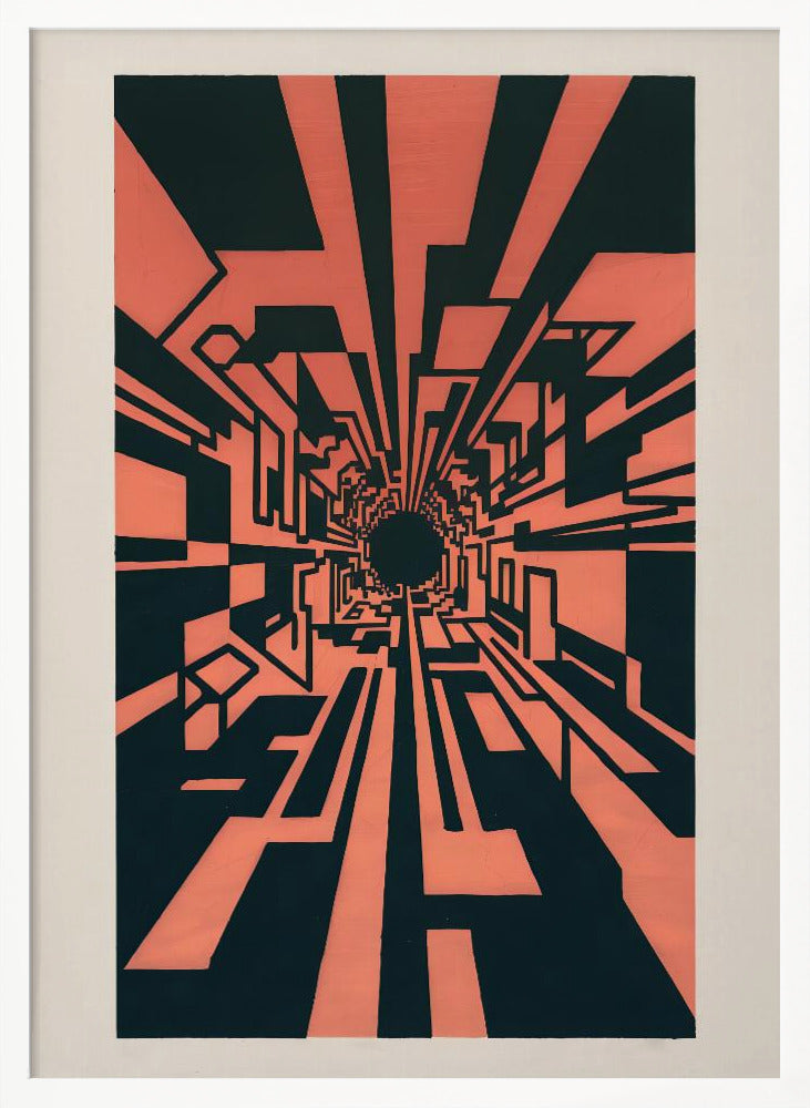 Square Warp Hole - Poster / Art Print
