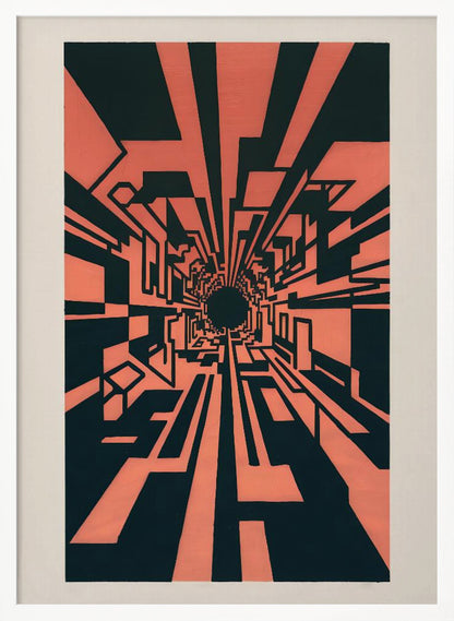 Square Warp Hole - Poster / Art Print