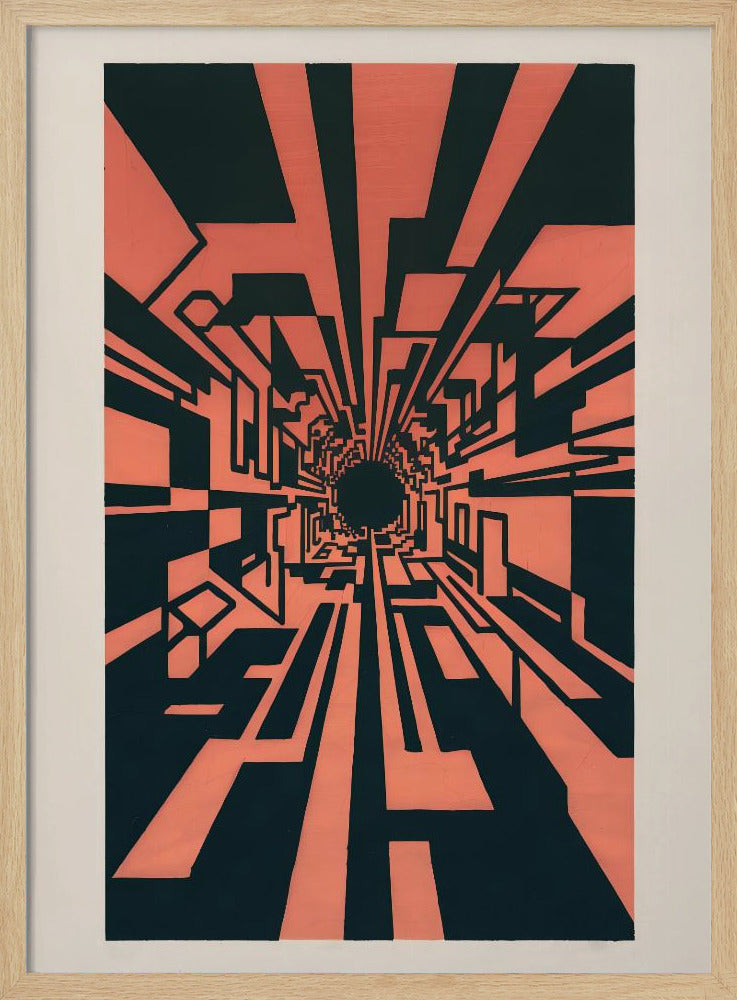 Square Warp Hole - Poster / Art Print