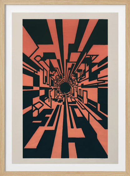 Square Warp Hole - Poster / Art Print