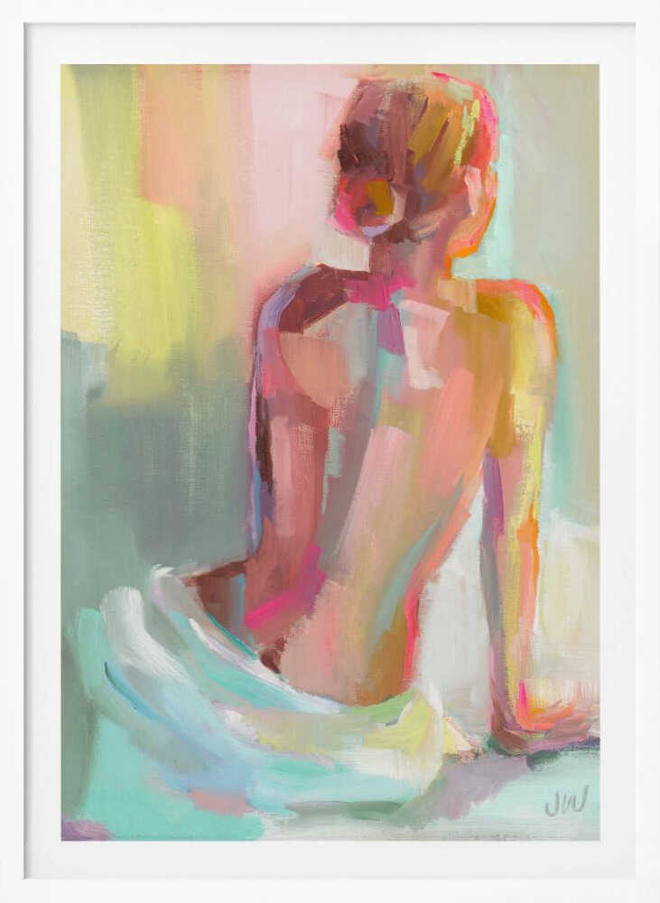 Woman Posing - Poster / Art Print