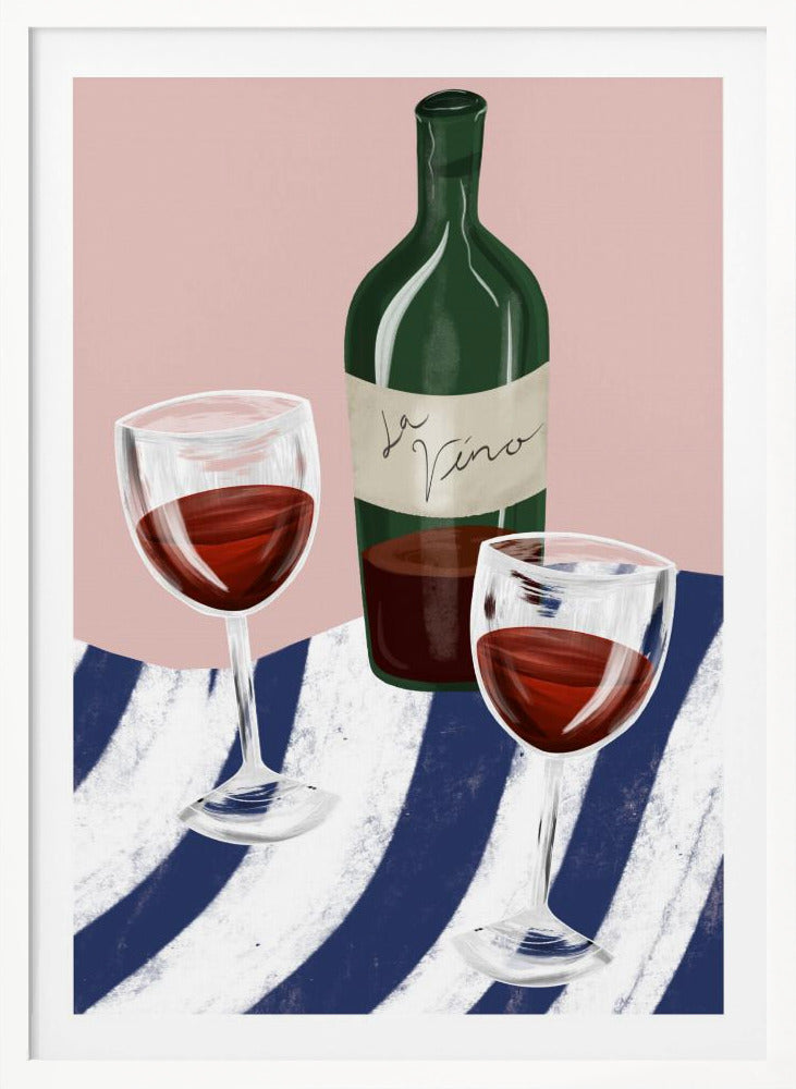 Wine time - Poster / Art Print
