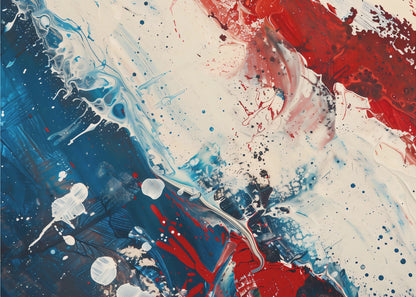 Red White and Blue - Poster / Art Print