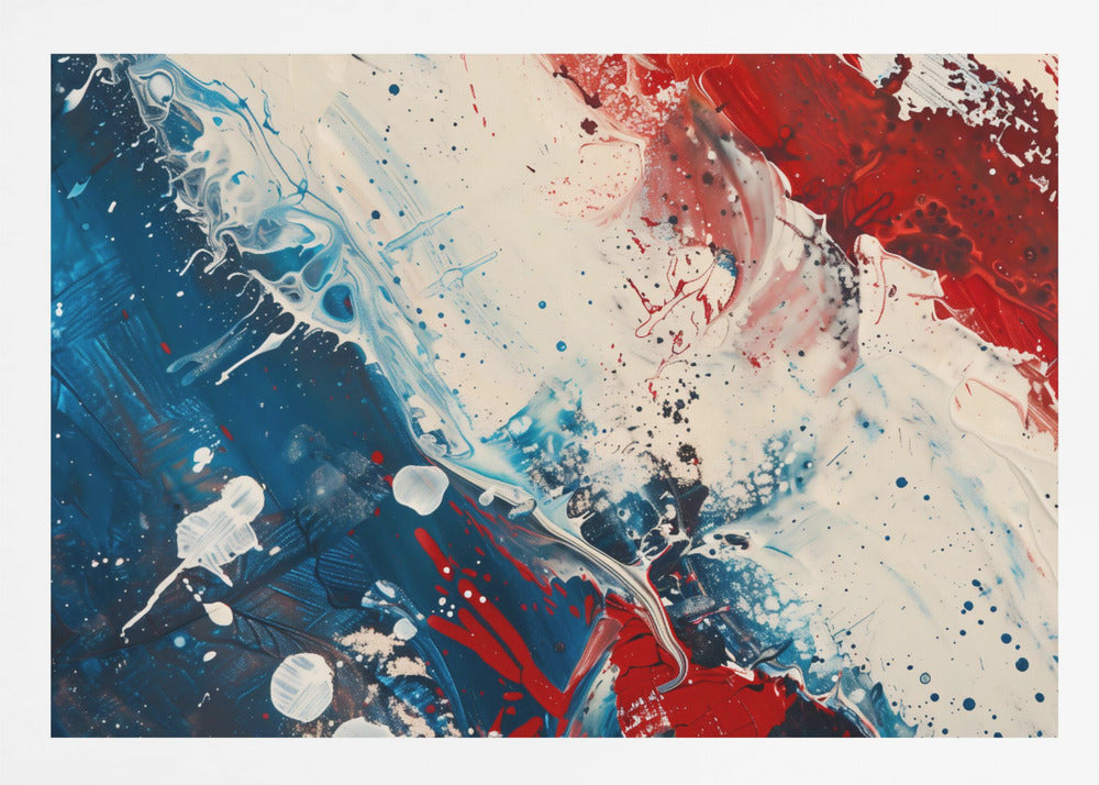 Red White and Blue - Poster / Art Print