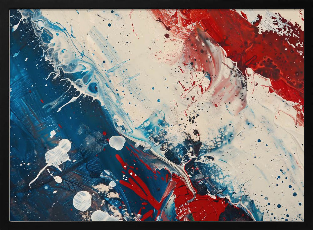 Red White and Blue - Poster / Art Print