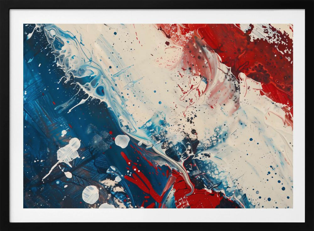 Red White and Blue - Poster / Art Print
