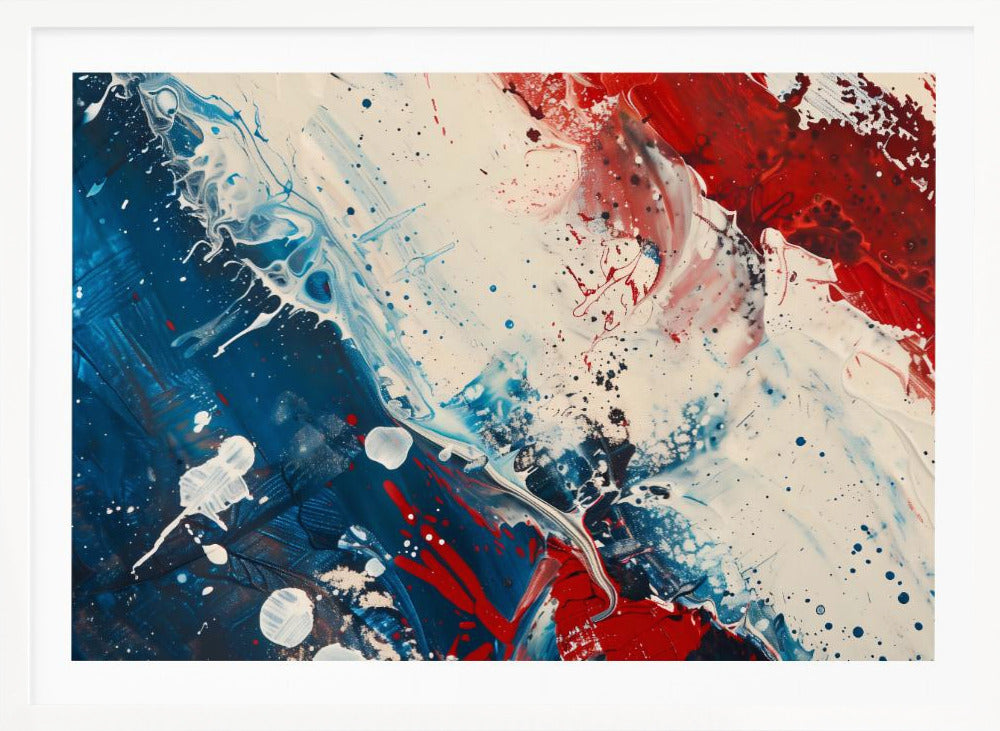 Red White and Blue - Poster / Art Print
