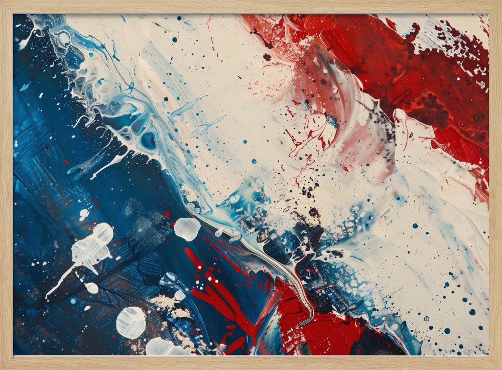 Red White and Blue - Poster / Art Print