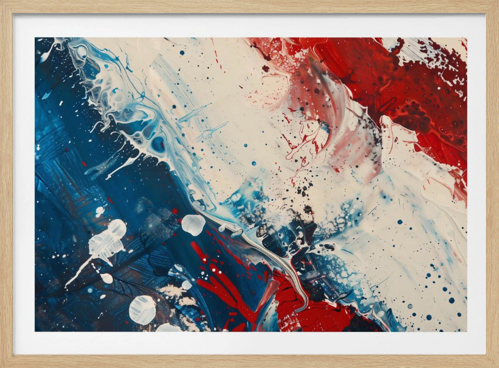 Red White and Blue - Poster / Art Print