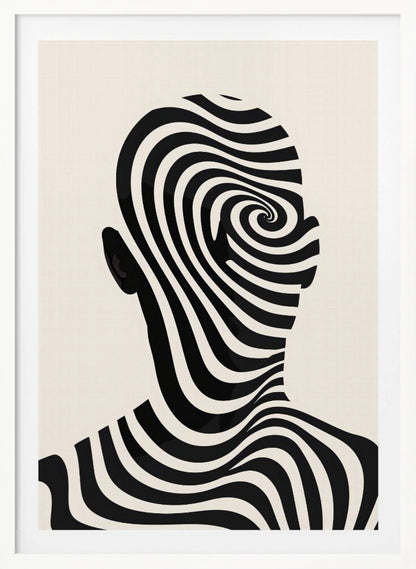 Striped Man - Poster / Art Print