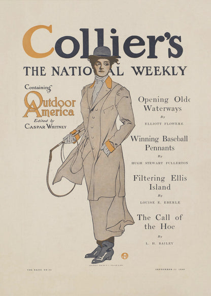 Collier's, the National Weekly, Containing Outdoor America - Poster / Art Print