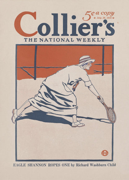 Collier's, the National Weekly, Eagle Shannon Ropes One - Poster / Art Print