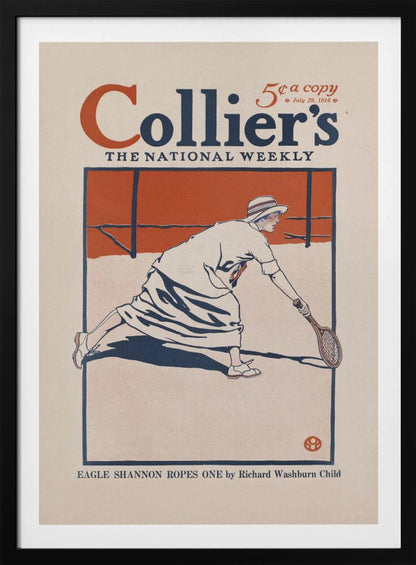 Collier's, the National Weekly, Eagle Shannon Ropes One - Poster / Art Print